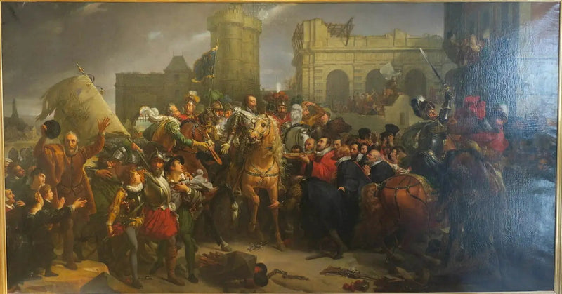 Henri IV:n sisäänkäynti Pariisissa 22. maaliskuuta 1594 (1830) - François Gérard
