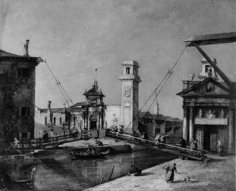 Arsenalin sisäänkäynti, Venezia - Francesco Guardi