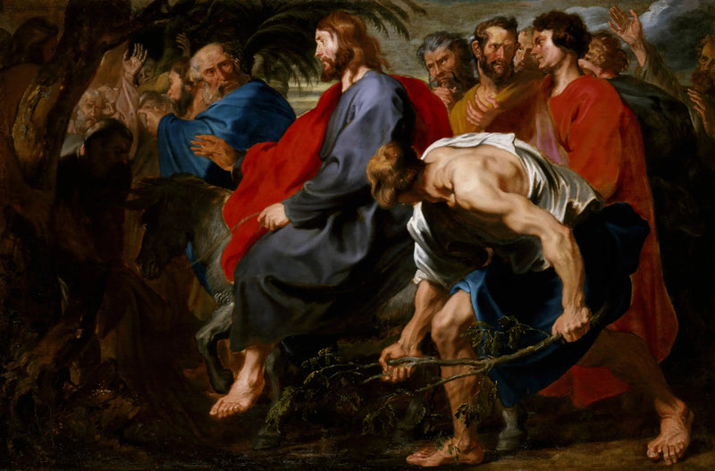 Kristuksen sisäänkäynti Jerusalemiin - Antoine van Dyck