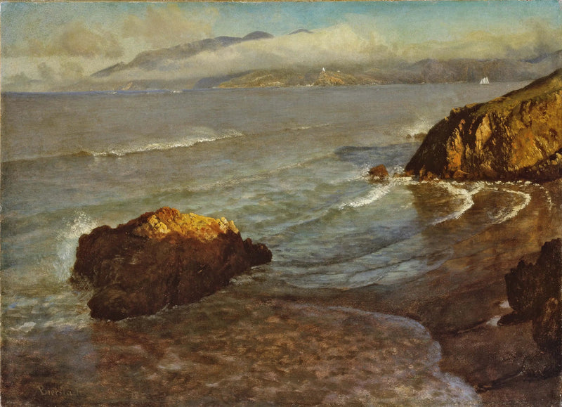 Golden Gate - Albert Bierstadtin taulu reproduktio
