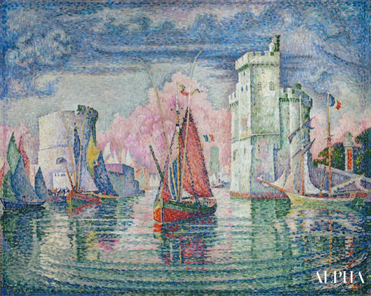 Entrée du port de la Rochelle - Paul Signac - Reproductions de tableaux et peintures haut de gamme