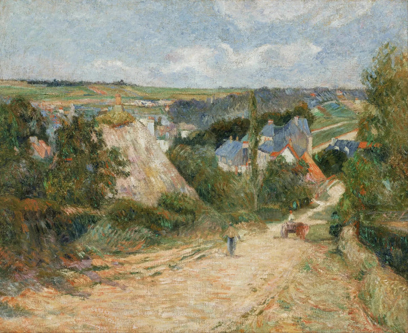 Osnyn kylän sisäänkäynti - Paul Gauguin