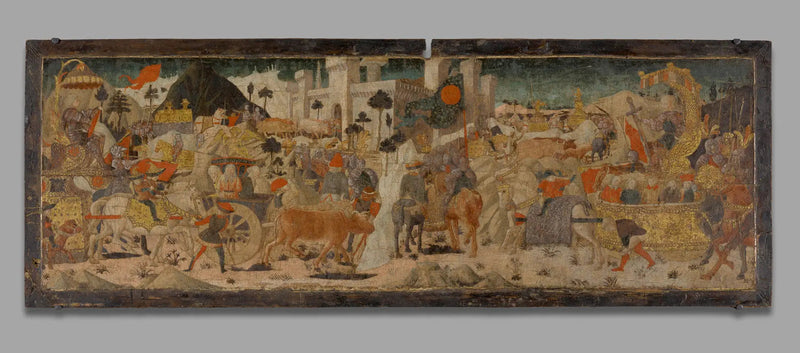 Rooman voittoajot Titus ja Vespasianus - Paolo Uccello