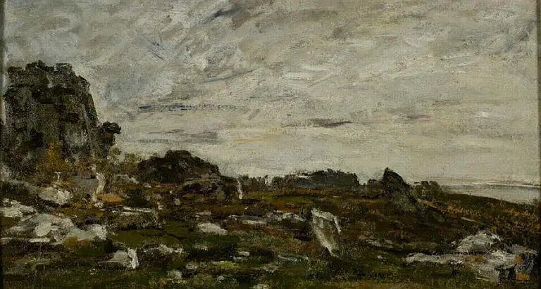 Plougastelin ympäristö - Eugène Boudin