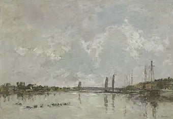 Faoun ympäristö - Eugène Boudin
