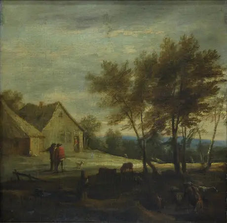 Kylän ympäristö - David Teniers nuorempi