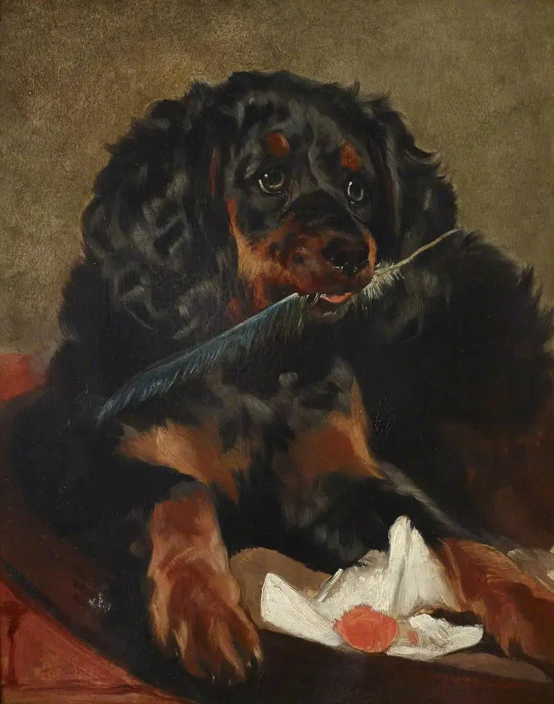 Queen Victoria'n epagneuli « Tilco » (kuollut vuonna 1850) - Edwin Henry Landseer
