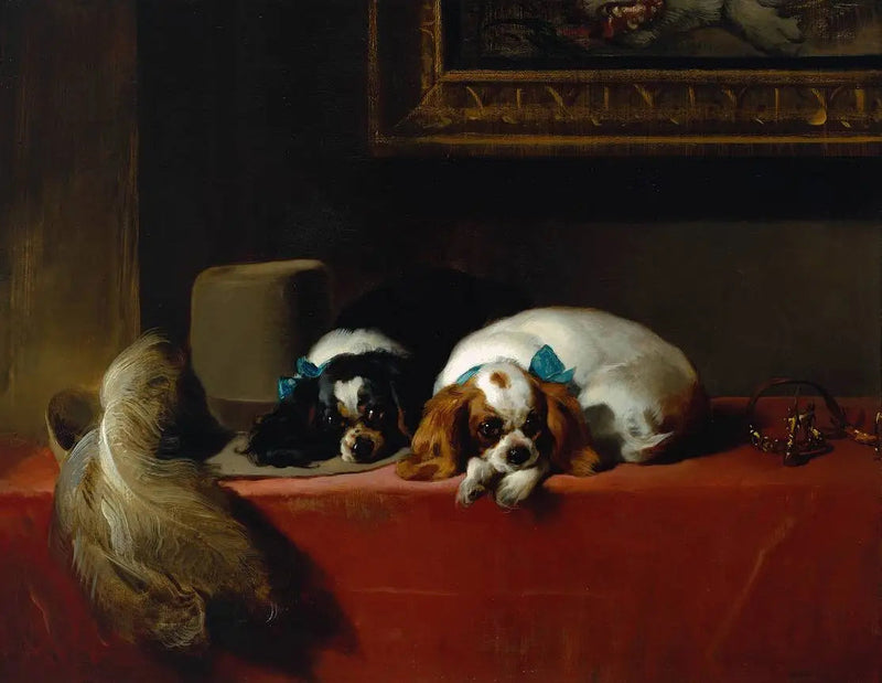 King Charles spaniel (« Lemmikkieläimet ratsastajan ») - Edwin Henry Landseer