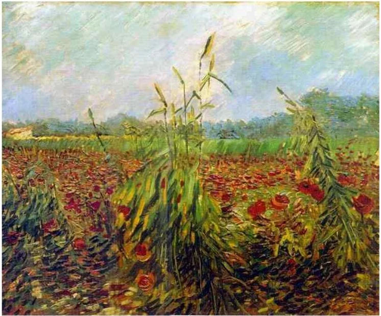 Vihreät vehnäpäät - Vincent van Gogh