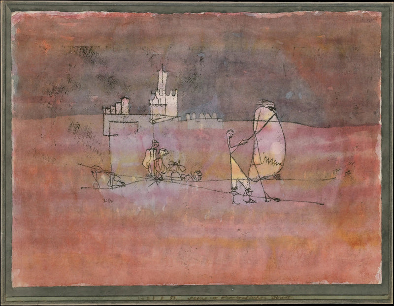 Jakso ennen arabiaa kaupunkia - Paul Klee