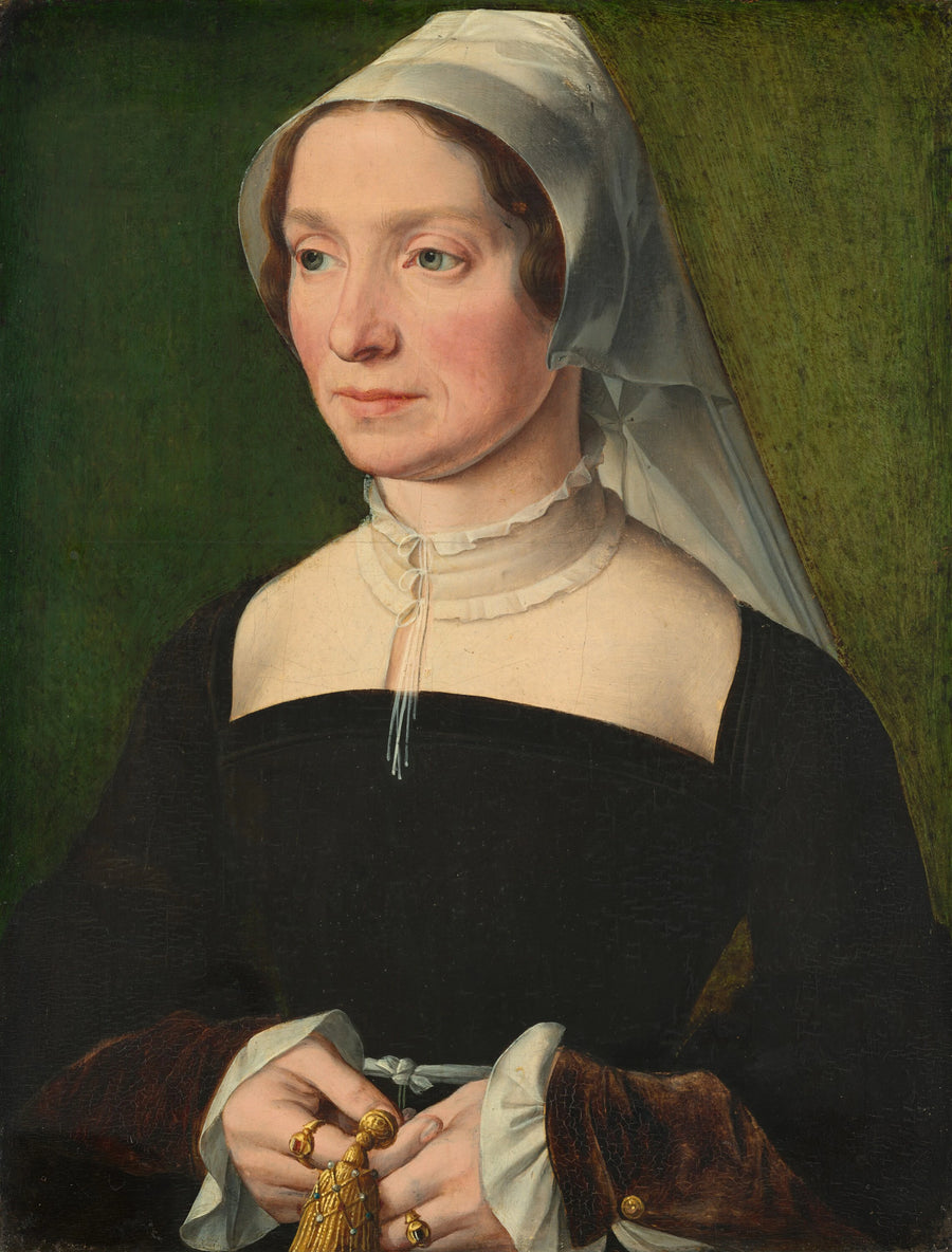 Épouse d'un membre de la famille de Hondecoeter - Antwerp 16th Century