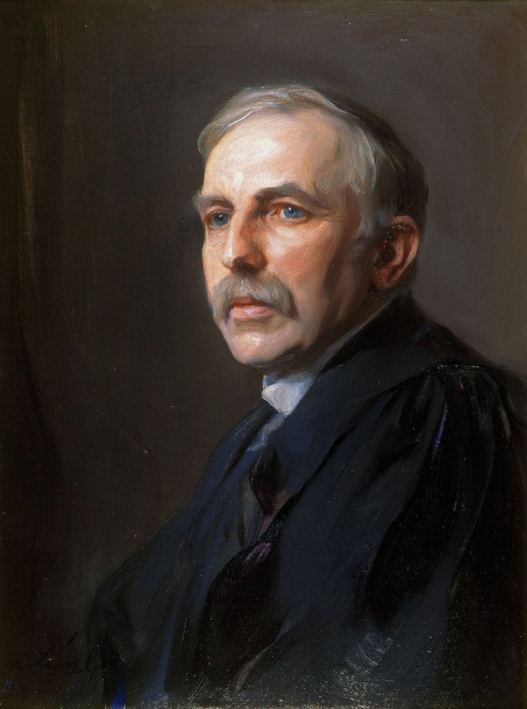 Ernest Rutherford, baron Rutherford de Nelson, membre et physicien - Philip de László image 1 reproduction de peinture à l’huile