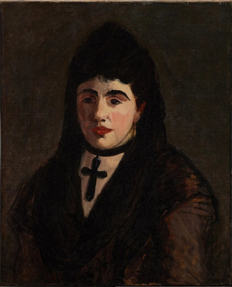 Espanjalainen Mustan Ristin äärellä - Édouard Manet