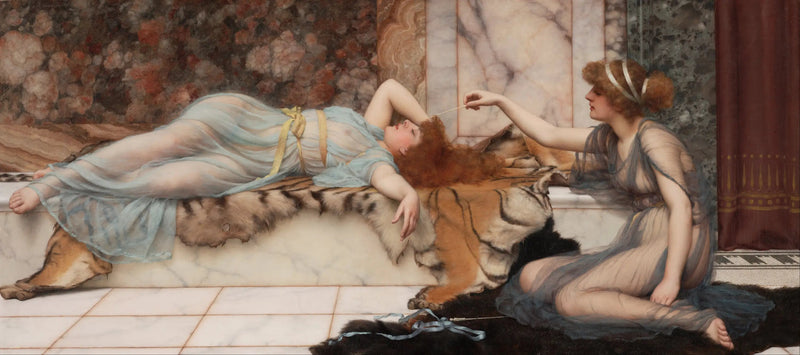 Espièglerie ja lepo - John William Godward