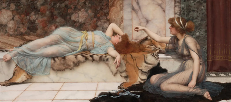 Espièglerie ja lepo - John William Godward