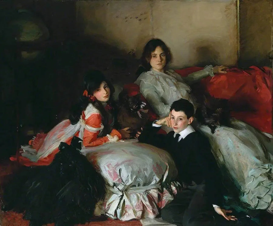 Essie, Ruby ja Ferdinand, Asher Wertheimerin lapset - John Singer Sargent