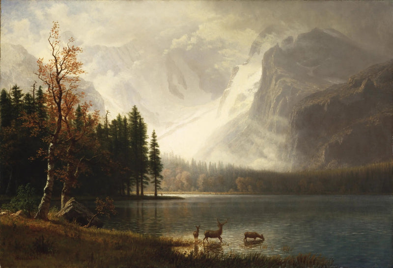 Estes Park, Colorado, Whyte-järvi - Albert Bierstadt