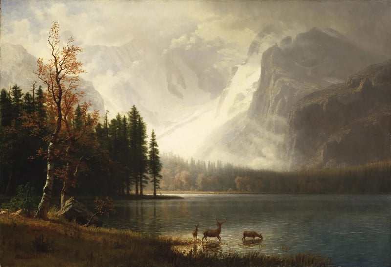 Estes Park, Colorado, Whyte-järvi - Albert Bierstadt
