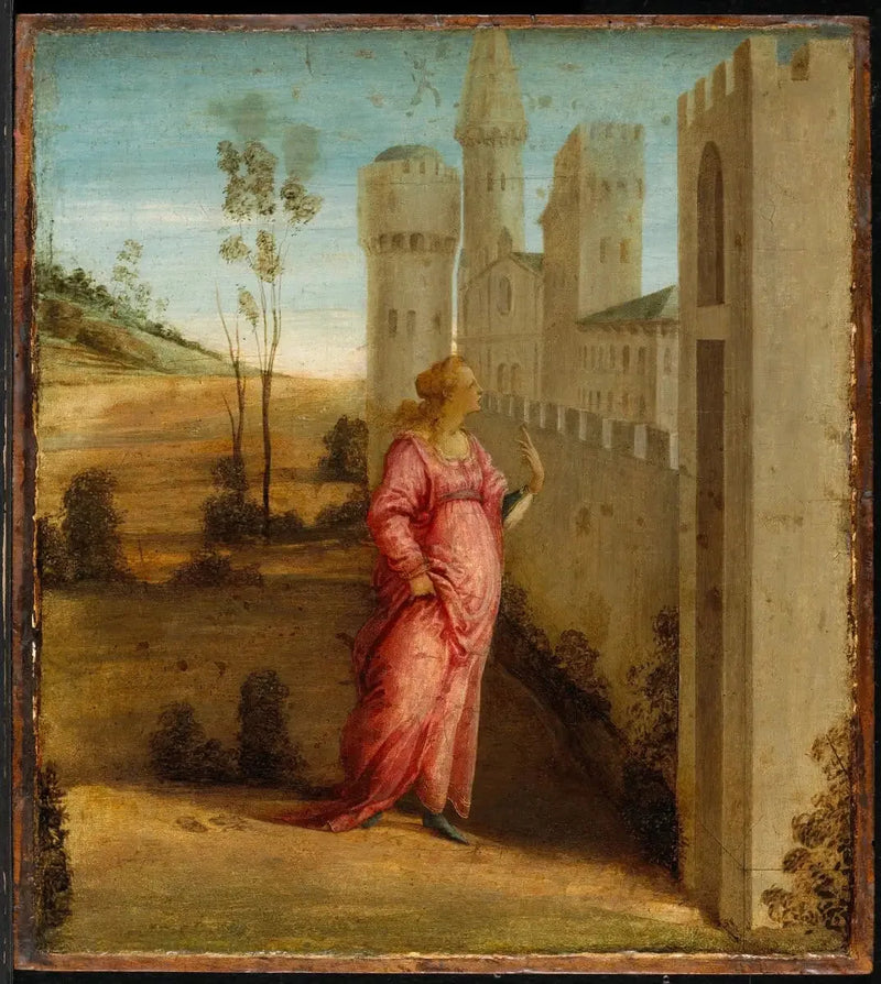 Esther porteilla palatsin ovilla - Filippino Lippi