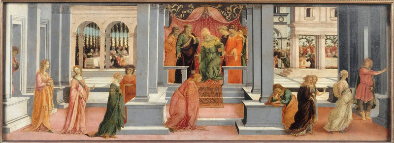 Esther valittu Assuéruksen - Filippino Lippi
