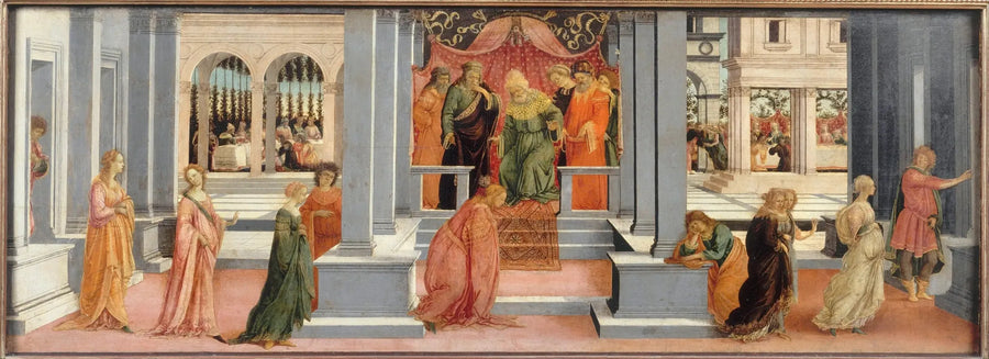 Esther valittu Assuéruksen - Filippino Lippi