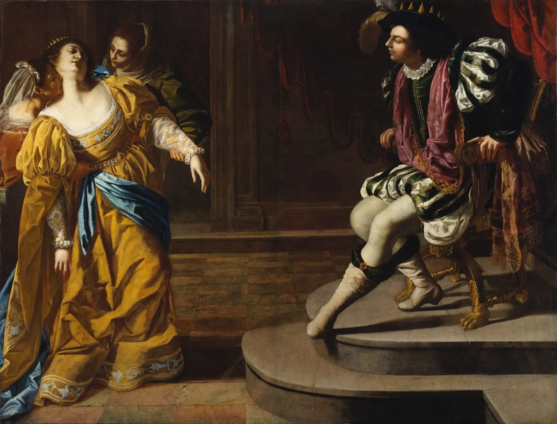 Esther ja Assuérus - Artemisia Gentileschi