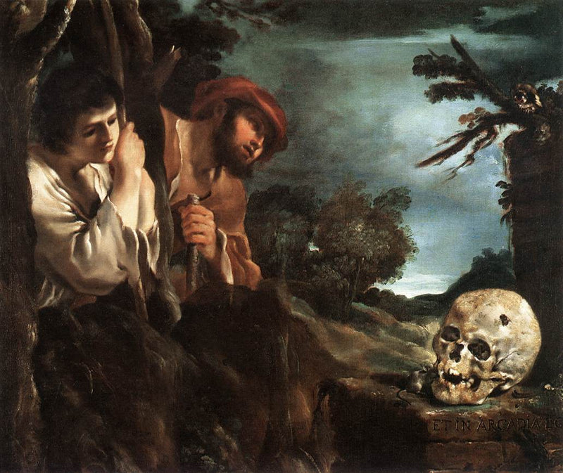 Ja Arcadiassa ego - Guercino