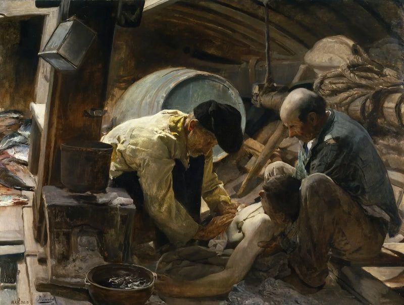 Ja lisäksi he sanovat, että kala on kallista! - Joaquín Sorolla