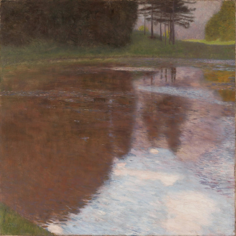 Rauhallinen lampi - Gustav Klimt