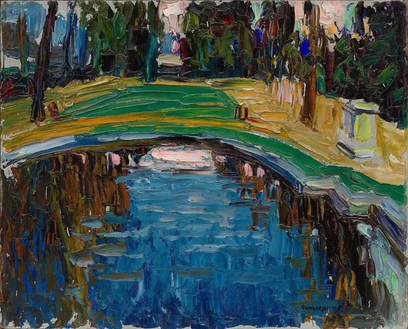 Lampi puistossa - Vassily Kandinsky