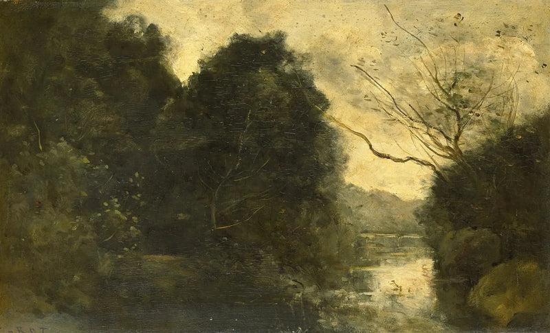 Metsäinen Lampi - Jean-Baptiste Camille Corot