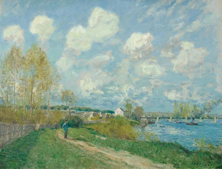 Kesä Bougivalissa - Alfred Sisley