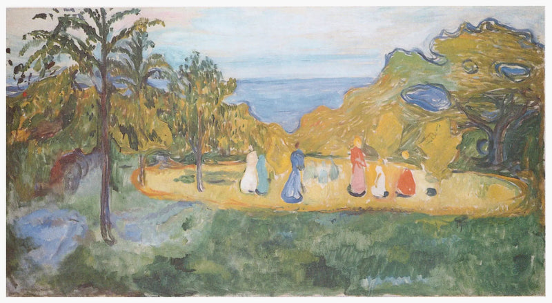 Kesä puistossa (Linde-ryhmä) - Edvard Munch