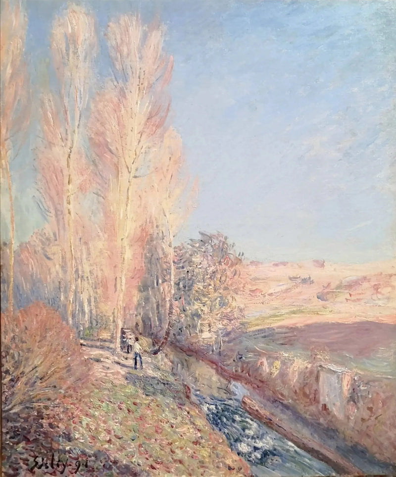 Pyhä Martin kesä, Moret-sur-Loingin ympäristössä - Alfred Sisley