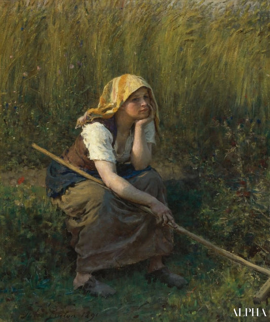 Été - Jules Breton - Reproductions de tableaux et peintures haut de gamme