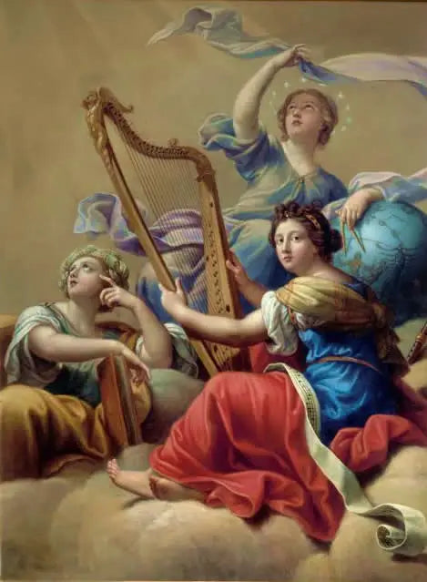 Euterpe, Érato ja Uranie - Pierre Mignard