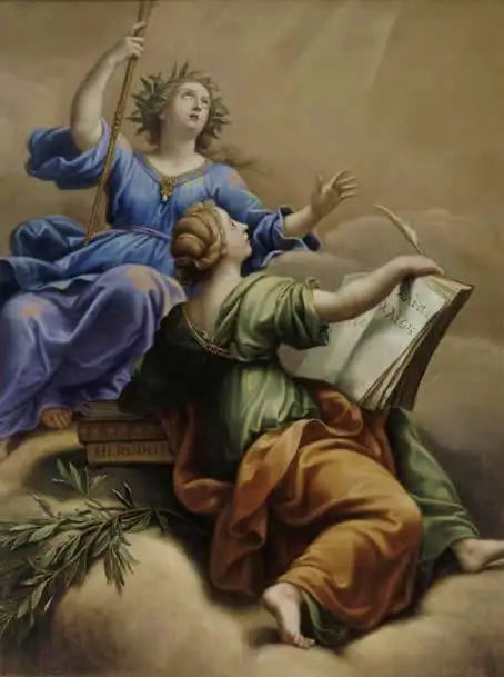 Euterpe ja Clio - Pierre Mignard