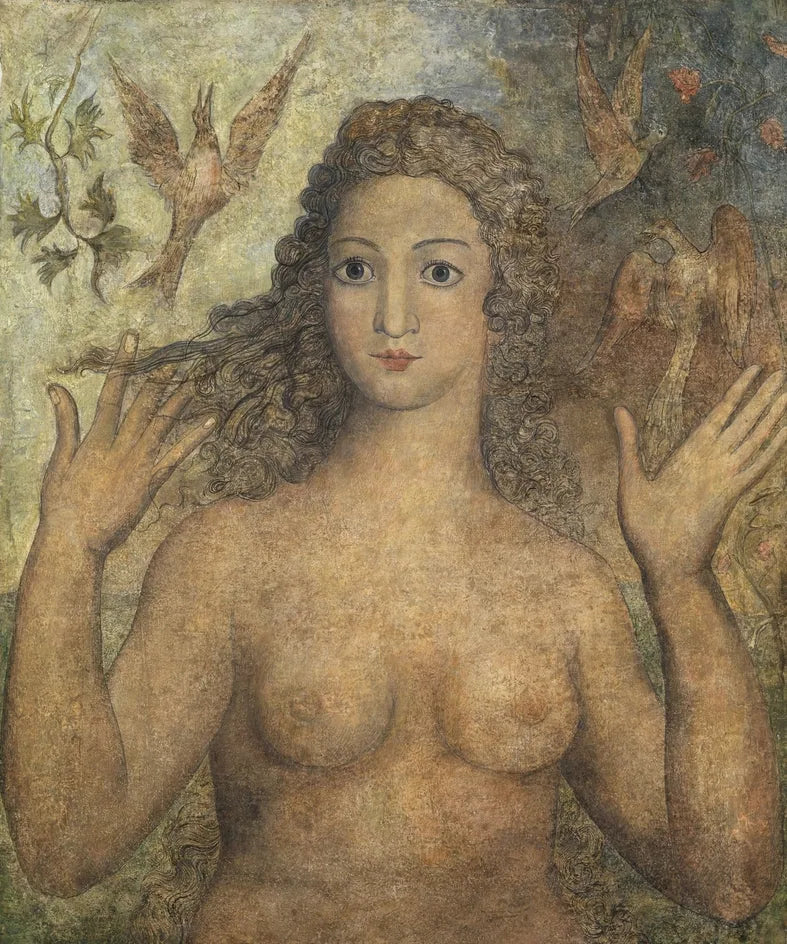 Ève nimittää lintuja - William Blake