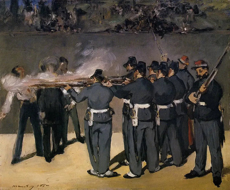 Meksikon keisari Maximilianuksen teloitus - Édouard Manet