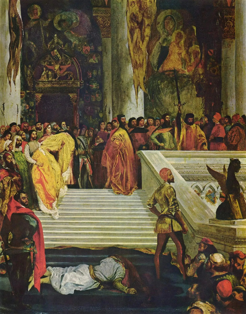 Doge Marino Falieron toteutus - Eugène Delacroix