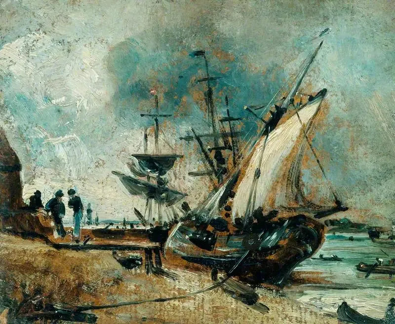 Toimitus Orwellissa, lähellä Ipswichiä - John Constable