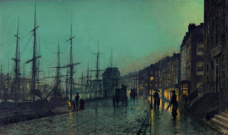 Toimitus Clyde-joella - John Atkinson Grimshaw