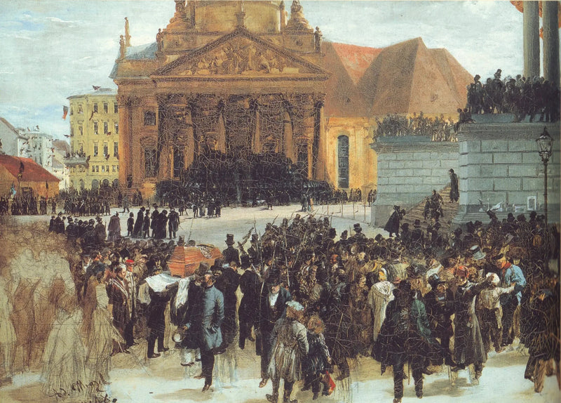Maalausten näyttely maaliskuussa - Adolph von Menzel