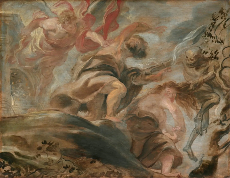Edenin puutarhan karkotus - Peter Paul Rubens