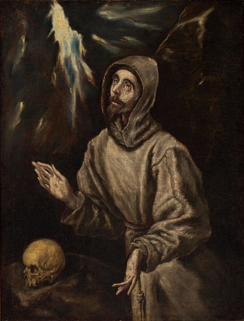 Pyhä Fransiska vastaanottamassa stigmoja - El Greco