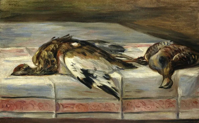 Fasaani ja metsästysparta - Pierre-Auguste Renoir
