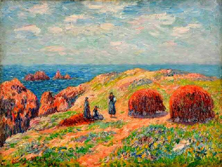 Ouessantin jyrkänteet - Henry Moret