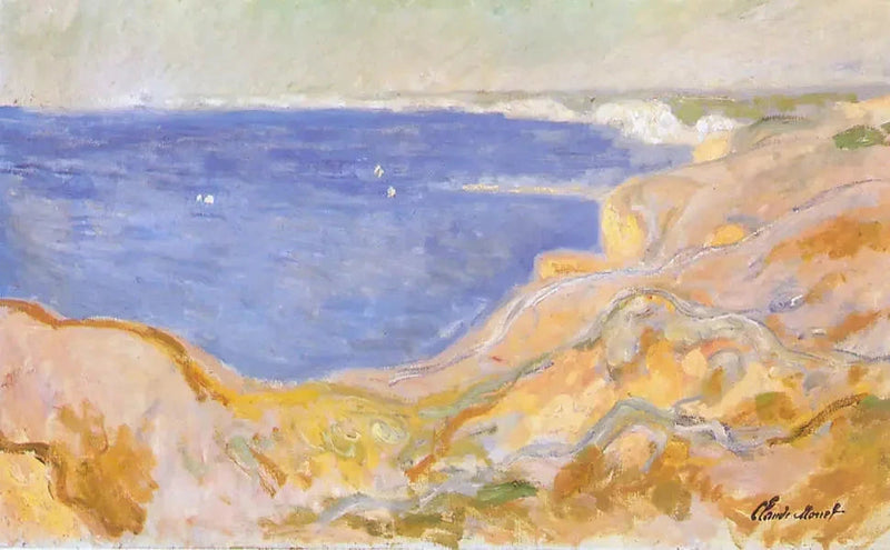 Kalliot itään Pourville W1431 - Claude Monet