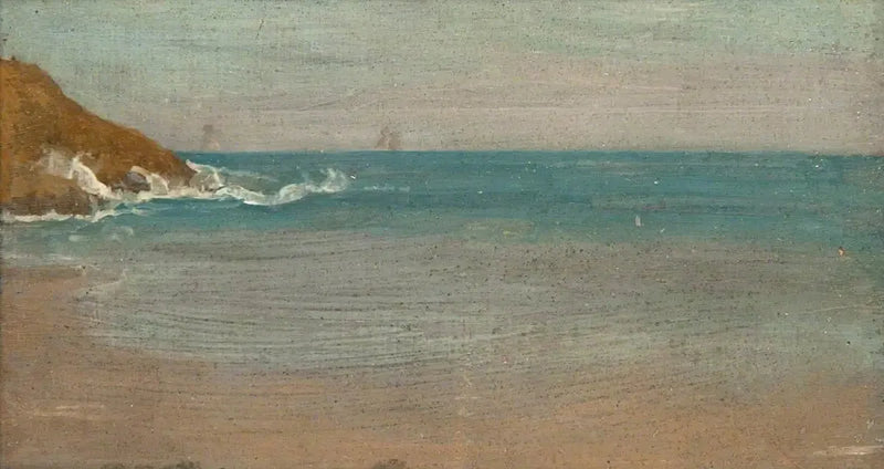 Kalliot ja murtuvat aallot - James Abbott McNeill Whistler