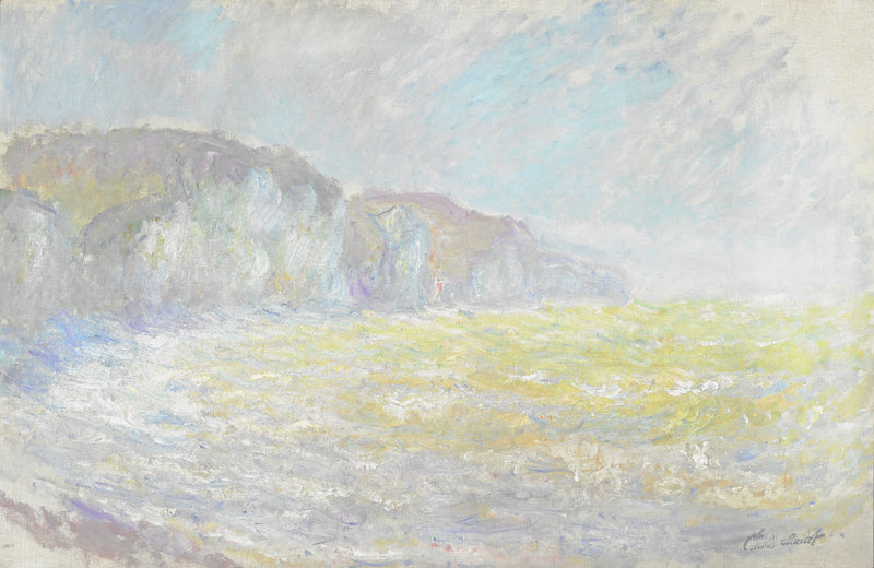 Cliffs of Pourville, rankkameri W1443 - Claude Monet